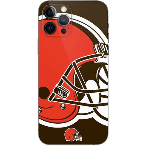 NFL Cleveland Browns Large Logo iPhone 12 Pro Skin